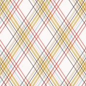 Positively Happy Plaid Paper