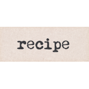 Project Endeavors Recipe Word Art