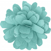 My Tribe Teal Flower