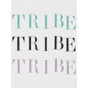 My Tribe- Tribe Journal Card 3x4