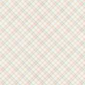 Nesting Stitched Plaid Paper