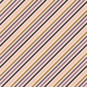 Vintage Memories: Genealogy Striped Paper