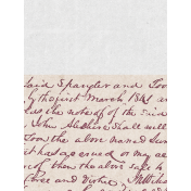 Vintage Memories: Genealogy Handwriting 3x4 Journal Card