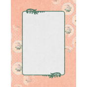 Vintage Memories: Genealogy Peach 3x4 Journal Card