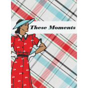 Retro Picnic Journal Card These Moments 3"x 4" 