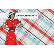 Retro Picnic Journal Card These Moments 4"x 6" 