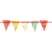 Peach Lemonade Stitched Banner