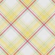 Peach Lemonade Plaid Paper 5