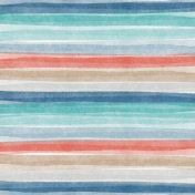 Nantucket Feeling {Sail Away} Watercolor Stripes Paper