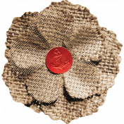 Nantucket Feeling {Sail Away} Burlap Flower