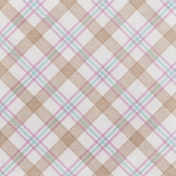 Cherish Tan Plaid Paper