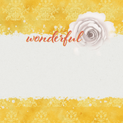 Bloom Revival Wonderful Journal Card 4x4