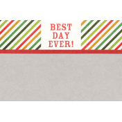 Veggie Table Best Day Journal card 4x6