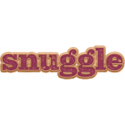 Cozy At Home Word Art Snuggle