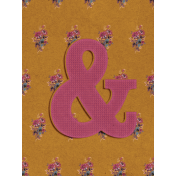 Cozy at Home Ampersand Journal Card 3x4