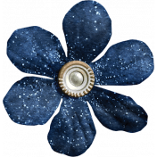 Mulled Cider Dark Blue Flower