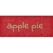 Mulled Cider Apple Pie Word Art