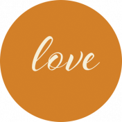 Apricity Print Label Love Word Art 