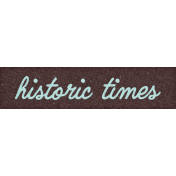 Healthy Measures Historic Times Word Art