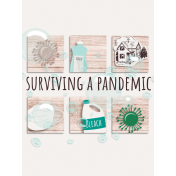 Healthy Measures Print: Surviving a Pandemic Journal Card 3x4