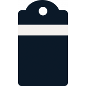 Healthy Measures Print Element Tag Navy