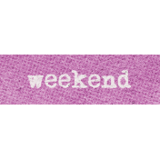 Better Together Weekend Word Art