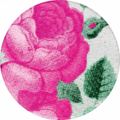 Better Together Rose Round Sticker