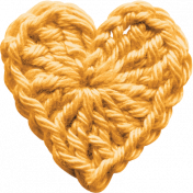 Chicken Keeper Element Crochet Heart