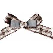 Let's Fika Element Bow Gingham