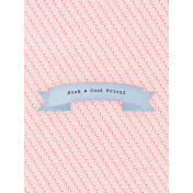 True Friend Good Friend 3x4 Journal Card