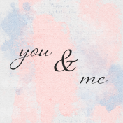 True Friend You & Me 4x4 Journal Card