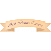 True Freind Mini Kit Element Banner 01 Best Friend Forever