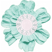 Shabby Chic Doily Flower