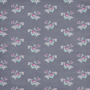 Shabby Chic Paper Floral Gray