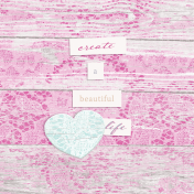 Shabby Chic Journal Card Life 4x4