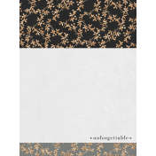 Classy Unforgettable 3x4 Journal Card