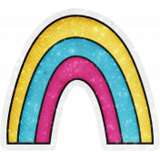 Sparkle & Shine Rainbow Sticker