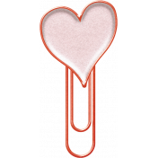 Going To The Bookstore Heart Paperclip