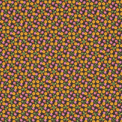 Sweet Autumn Brown Floral Paper