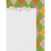 Sweet Autumn Amazing Journal Card 3x4