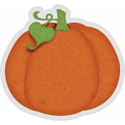 Sweet Autumn Mini Element Sticker Pumpkin