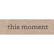 Sweet Autumn Mini Element Word Art Snippet Moment