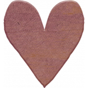 Chicory Lane Element Heart Burgundy