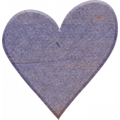 Chicory Lane Element Heart Purple