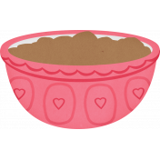 Baking Days Pink Bowl