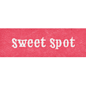 Baking Days Sweet Spot Word Art Snippet