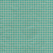 Baking Days Mini Paper Teal Gingham