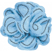 Woolen Mill Light Blue Flower