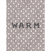 Woolen Mill Journal Card Warm 3x4