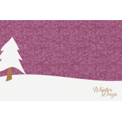 Winter's Repose Winter Days 4x6 Journal Card